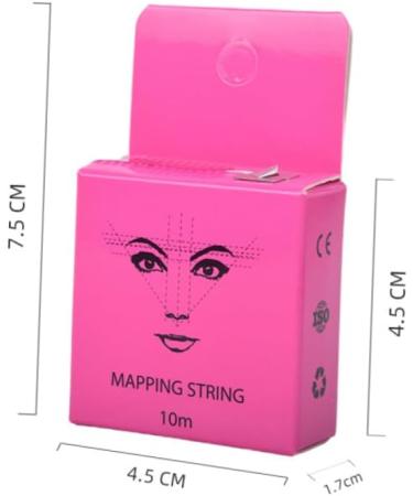 Abaodam 2 boxes Reliable Salon Simple Tattoos Drawing Auxiliary Tools Mapping Eyebrow Locating - Buy Online on GoSupps.com
