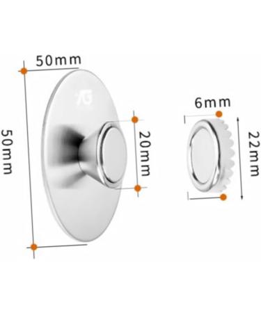 Ciieeo 2pcs Draining Wall-mounted Adhesive Hooks Soap Plate Mini Clothes Rack Magnetic Soap Hanger Suction Cup Hooks Magnetic Hook Holder Stainless Steel Magnetic Attraction Soap Box - Buy Online on GoSupps.com