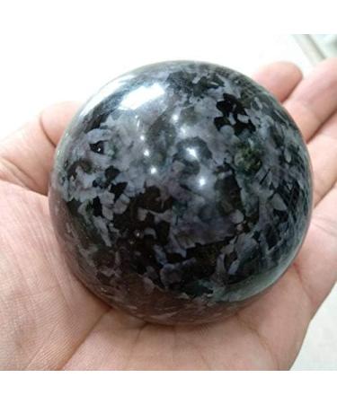 SDWGLD Healing Aura Crystal Gabbro Polished Sphere - 55-60mm Natural Stone from Madagascar | Calcium Plagioclase - Buy Online on GoSupps.com