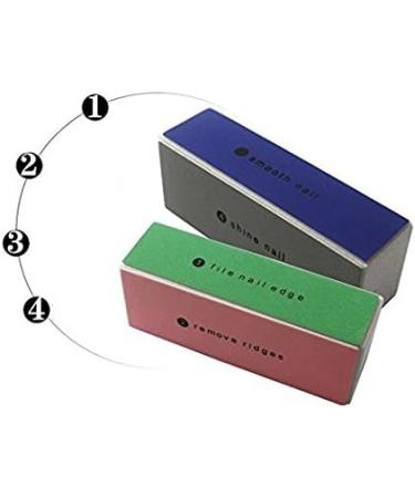 10PCS Professional Nail Buffing Block | Manicure Pedicure Tool Set | Emery Board Buffer for Shiny Nails - Buy Online on GoSupps.com