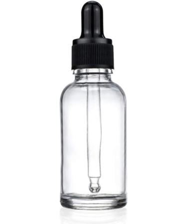Minkissy 12Pcs Glass Dropper Bottles Clear Essential Oils Bottles with Glass Eye Droppers Refillable Empty Bottles for Liquid Aromatherapy Essential Oils(30ml) - Buy Online on GoSupps.com