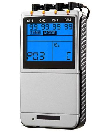 906A Premier 4 Channel Rechargeable TENS EMS Combo Muscle Stimulator - Effective Pain Relief & Muscle Strengthening | International Shipping Available - Buy Online on GoSupps.com