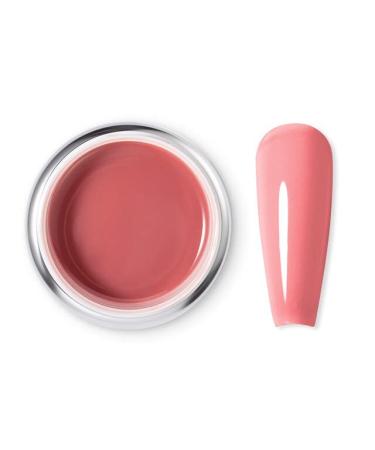 1pc Beautilux UV LED Hard Construction Nail Gel Soak Off Nails Pink UV Gel Polish Nail Art Builder Extension Gel 50g - (Color: 010 Style A) 010 / Style a