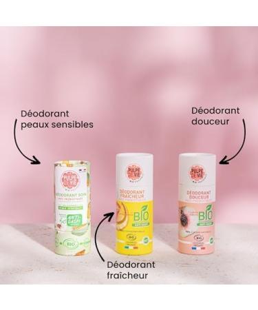  Pulpe de Vie Pulpe de Vie - Certified Organic Wonder Arm Deodorant 55g - Zero Waste! Grapefruit - Natural Protection - No Toxins - Zero Waste - Buy Online on GoSupps.com