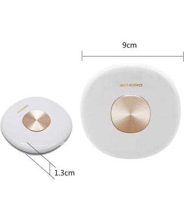 ACHORO Makeup Mirror - 3X Magnifying with Light, Dimmable LED, Compact & Rechargeable - Portable Beauty Mirror for Wallet Pouch - Buy Online on GoSupps.com