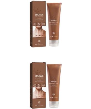 AUklOPVZZ 2 Set of Women Arm Back Leg Face Back Sunless Self-tan Cream Girls Natural Ingredients Bronzing Tanner Ladies Skin Care 2Set - Buy Online on GoSupps.com