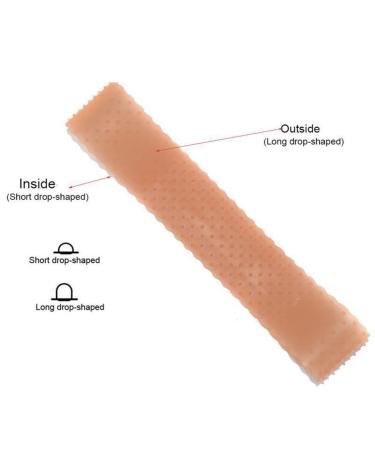 Liujzzj 3-Pack Transparent Silicone Wig Bands - Strong Hold Slide-Resistant Weld-Resistant Headbands in Dark Brown Light Brown & White | International Shipping Available - Buy Online on GoSupps.com