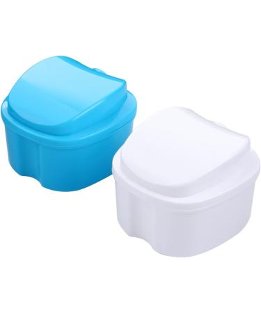 Milist Denture Case & Storage Box - Travel-Friendly False Teeth Holder with Soak Container & Sieve Basket - Buy Online on GoSupps.com
