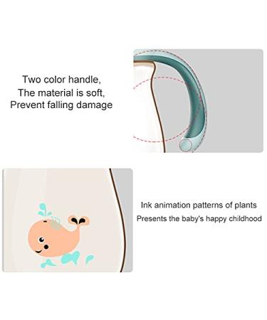 TOP MAMA 8 oz PPSU Baby Learning Cup with Suction Tube & Handles - 2 Nozzles, Anti-Overflow, Suitable for 6 Months+ - Pink Straw Cup - Buy Online on GoSupps.com