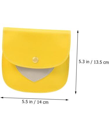 Leather Period Bag Purse Holder for Menstrual Pads and Lipstick - Compact and Reusable - 1 Count - Buy Online on GoSupps.com