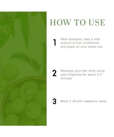 Amla & Bhringraj Hair Conditioner - Anti-Hair Fall Nourishing Paraben & Silicone-Free - 210ml for All Hair Types | Healthy Hair Solution - Buy Online on GoSupps.com