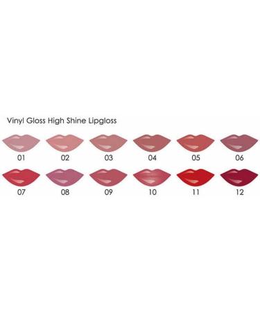 Golden Rose Vinyl Gloss High Shine lip gloss New High gloss vinyl lips 4 Gift False Eyelashes AURA  - Buy Online on GoSupps.com