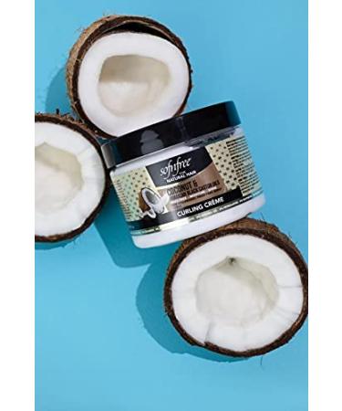 Sofn free Coconut & Jamaican Black Castor Oil Curling Cream - Best Moisturizer & Volumizer for Coily & Curly Hair - 11 Fl Oz - International Shipping Available - Buy Online on GoSupps.com