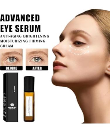 Time Eraser Rollerball with 100% Organic Castor Oil & Frankincense - Anti-Wrinkle Serum for Eyes Reduces Fine Lines (2 PCS) - International Shipping - Buy Online on GoSupps.com