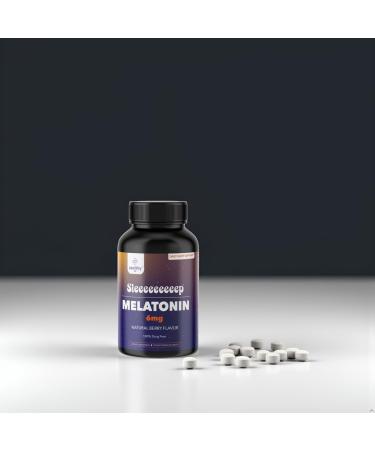 Melatonin 6mg Fast Dissolve Tablets Natural Berry Flavor 100 Count Extra Strength Sleep Support for Adults Non-Habit Forming 100-Day Supply | Zealthy Life - Buy Online on GoSupps.com