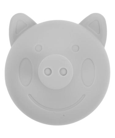 Beavorty Baby Stuff Bobby Phlegm Cup Silicone Palm Chest Percussion Cup Chest Physical Cup Phlegm Remover Percussion Pressure Drum Massage for Mucus Sputum Expectoration Massage Tools Baby Items Grey