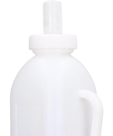 Uadme 1L Calf Milk Bottle - Horizontal Feeding Cup for Cows - Breastfeeding Milk Dispenser with Removable Pacifier - Buy Online on GoSupps.com