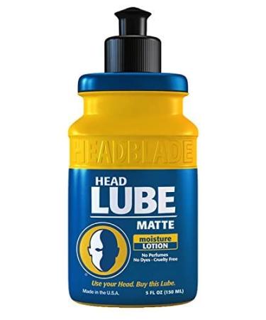 HeadBlade HeadLube Matte Moisturizer Lotion 5 oz for Men (3 Pack) - Shiny & Grease-Free Matte Finish - Buy Online on GoSupps.com