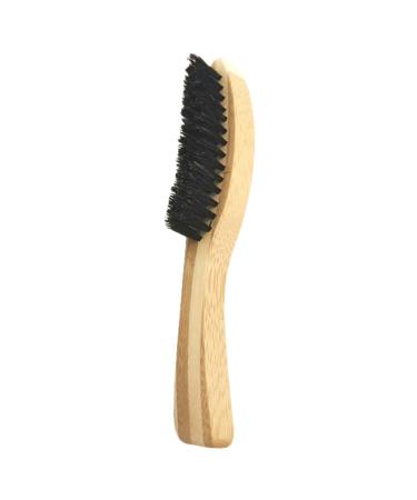 Shop Minkissy Beard Brush for Men - Wooden Mustache Styling Tool | 17x3cm | Perfect for Beard Balm & Stubble Care - Buy Online on GoSupps.com