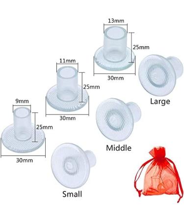 YUBRO Clear High Heel Protectors - 3 Sizes Soft Covers for Grass & Uneven Floors - Buy Online on GoSupps.com