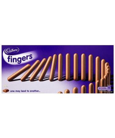 Cadbury Cadbury Milk Chocolate Fingers 125g Pack of 6