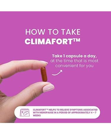 ClimaFort Menopause Supplement - Hormone Balance & Relief for Hot Flashes, Irritability - 60 Day Supply - Buy Online on GoSupps.com