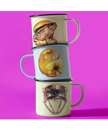 Seletti Toiletpaper mug antique beige with fingers decor - Buy Online on GoSupps.com