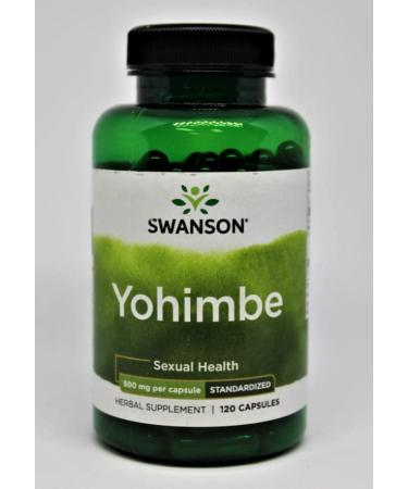 Swanson Yohimbe 500mg (Standardized) - 120 Capsules | Buy Online - Buy Online on GoSupps.com
