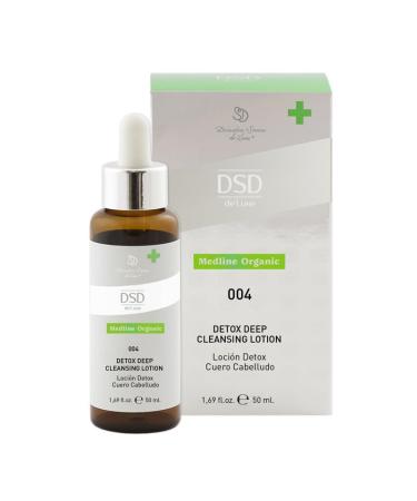 Divination Simone De Luxe DSD de Luxe DSD Medline Organic DSD004 Deep Hair Cleansing Lotion 50 ml removes toxins chemical deposits toxins