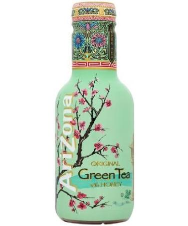  Arizona ARIZONA Original Ice Green Tea Honey 500ml (Pack of 12) - Buy Online on GoSupps.com