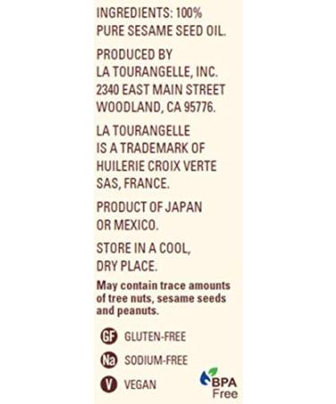 La Tourangelle Toasted Sesame Oil 25.4 fl oz - Premium Flavor for Cooking & Dressing - Buy Online on GoSupps.com