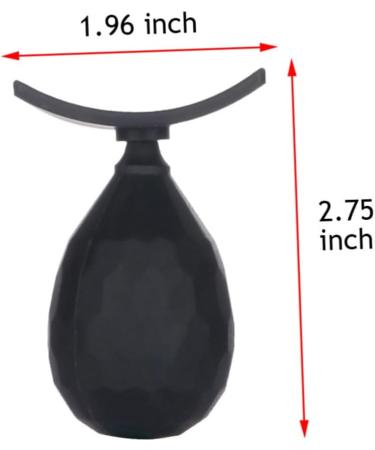 Angoily Eyeshadow Stamp Crease 1pc Gel Tool Lazy Black Silicone Eyeshadow Practical Crease Draw Silicon Eyes Shadow 7*5cm As Shown - Buy Online on GoSupps.com