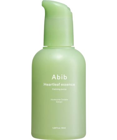 Abib Heartleaf Essence Calming Pump 1.69 fl oz / 50ml I Essence for Face  Instant Relief for Redness