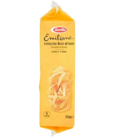  Italian Gourmet E.R. Barilla Pasta all' Uovo Le Emiliane Fettuccine Ricce egg pasta egg pasta 250 g + gourmet Italian pulp 400 g - Buy Online on GoSupps.com