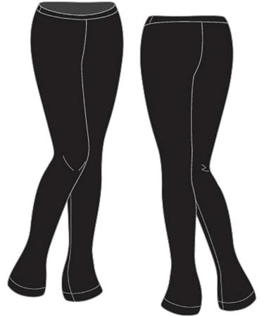 ChloeNoel Polartec P83 Black Small Figure Skating Polar Fleece Pants - Buy Online on GoSupps.com