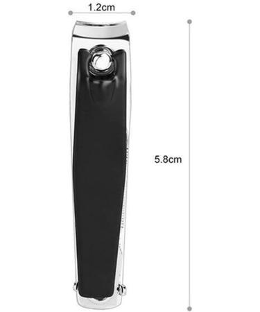 SVAASA Nail Clippers Carbon Steel Stainless Steel Durable Nail Clippers Spray Black Lacquer Sharp Manicure Portable File Armor Household Tools - Buy Online on GoSupps.com