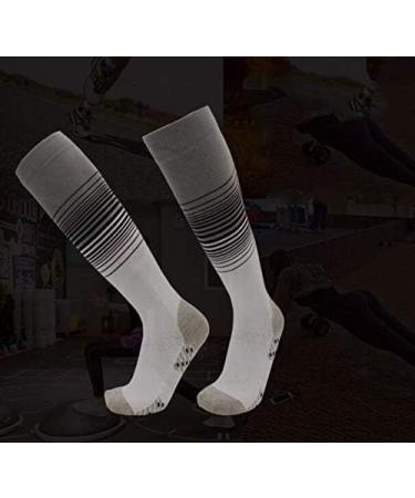 ZLYJ Compression Stockings for Men & Women - Thrombosis Support Socks for Sports Ankle Protection & Enhanced Blood Circulation - Blue - Buy Online on GoSupps.com
