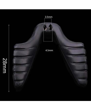 Buy Wekiva Replacement Metal Nose Pad Holder for Sports & Bicycle Glasses - U-Shaped Black Nose Pads - Buy Online on GoSupps.com