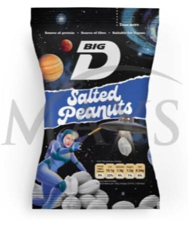 British Food Shop Big D Salted & Dry Nuts Smiths Scampi Fries Bar Snacks 12 Packs on 'The AMaysing' Pub Hanging Card - Buy Online on GoSupps.com