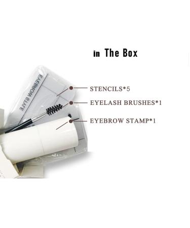 Reusable Eyebrow Stamp Stencil Kit - Gray/Black Eye Brow Stamping Set - Buy Online on GoSupps.com