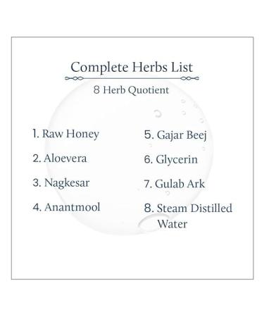 Ayurvedic Tan Removal Face Wash | Honey Aloe Vera Detan for All Skin Types (8 Herbs 3.38 Fl Oz) - Glowing Skin Solution - Buy Online on GoSupps.com