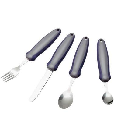 Homecraft Newstead Teaspoon - Adaptive Dining Aid for Elderly & Disabled | Non-Slip Grip, Stainless Steel Utensil for Arthritis & Parkinson's | VAT Relief Eligible in UK - Buy Online on GoSupps.com
