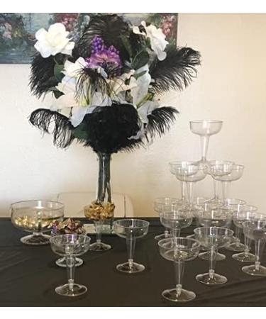 Sowder 10pcs Black Ostrich Feathers 12-14inch for Home Wedding Decoration - Buy Online on GoSupps.com