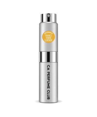 CA Perfume Impression of France Town Leather For Women & Men Replica Version Fragrance Dupes Concentrated Long Lasting Eau de Parfum Spray Refillable Atomizer Bottle 0.27 Fl Oz/8ml-X1