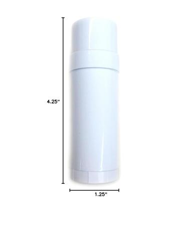 Empty Deodorant Twist-up Containers (Natural White Black) - for lotion bar heel balm etc. (1 oz.) - Travel Size Empty Deodorant Tubes 30g Small Size (6 White) 6 White - Buy Online on GoSupps.com