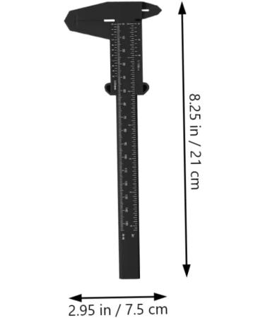 Healvian 24 Pcs Locating Rule Facial Calipers Eyebrow Sliding Gauge Convenient Ruler Eyebrows Plastic - Buy Online on GoSupps.com
