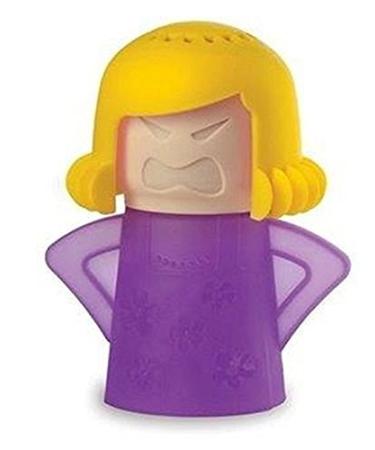 Microwave Cleaner Angry Mama Oven Steam Cleaner Odor Absorber Easily Cleans The Crud in Minutes Purple