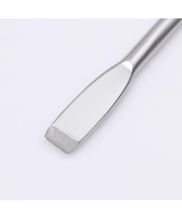 Dual-ended Stainless Steel UV Gel Cuticle Nail Remover Pusher Anti-slip Handle Nail Art Tool - Buy Online on GoSupps.com