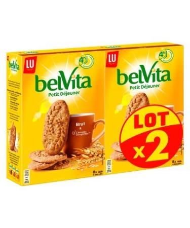Belvita Raw 5-Cereal Biscuits - Pack of 2 x 400g