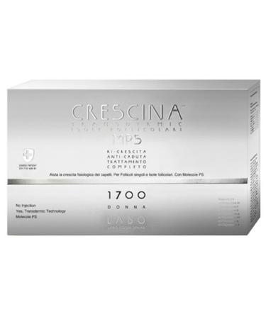 Labo Crescina Transfermic MPS island complete treatment for growth and anti-hair failure 1700 care for women 20 + 20 ampoules